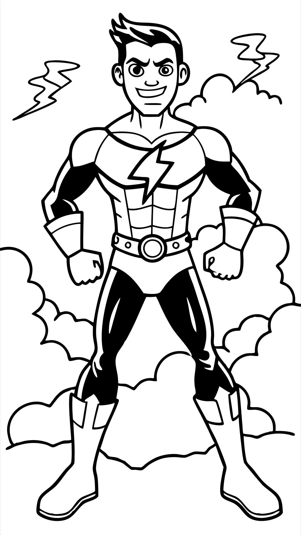 coloriages de super héros imprimables